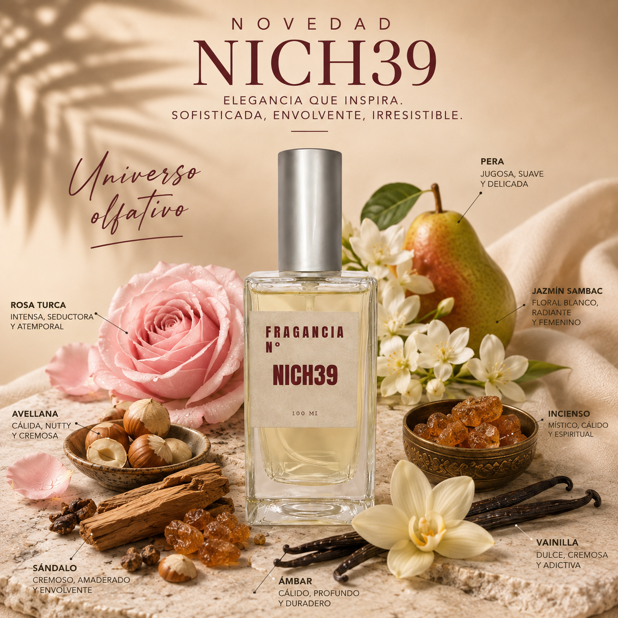 Fragancia NICH39 - Equivale a Guidance Amouage