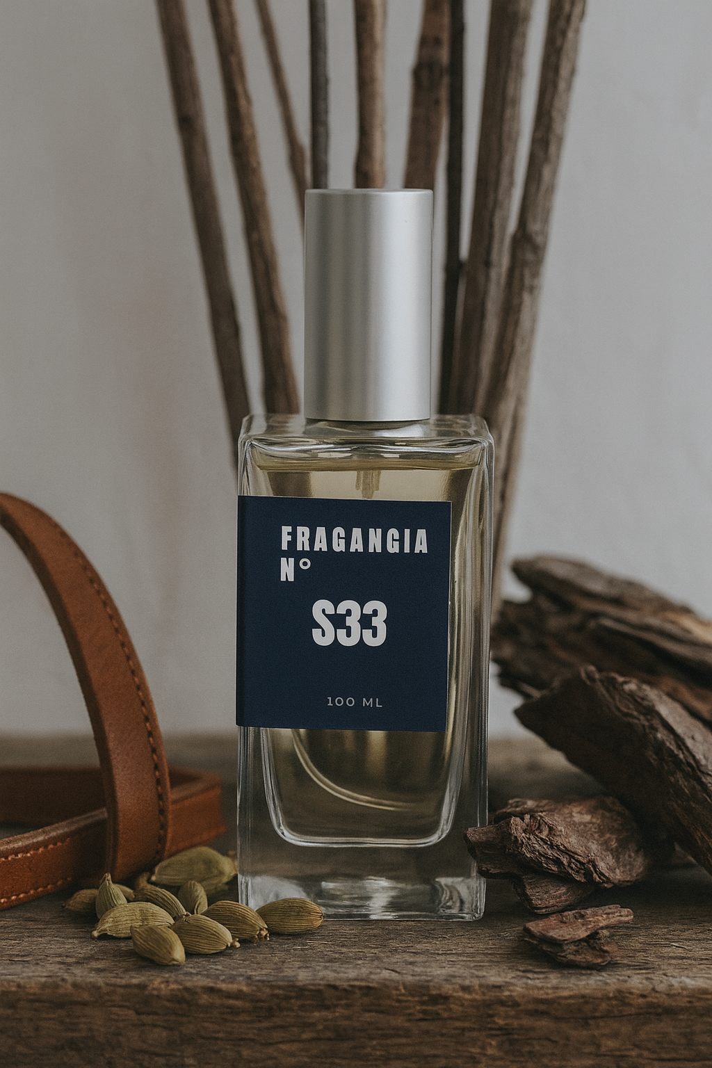 Fragancia S33  - Equivale a Santal 33 de Le Labo